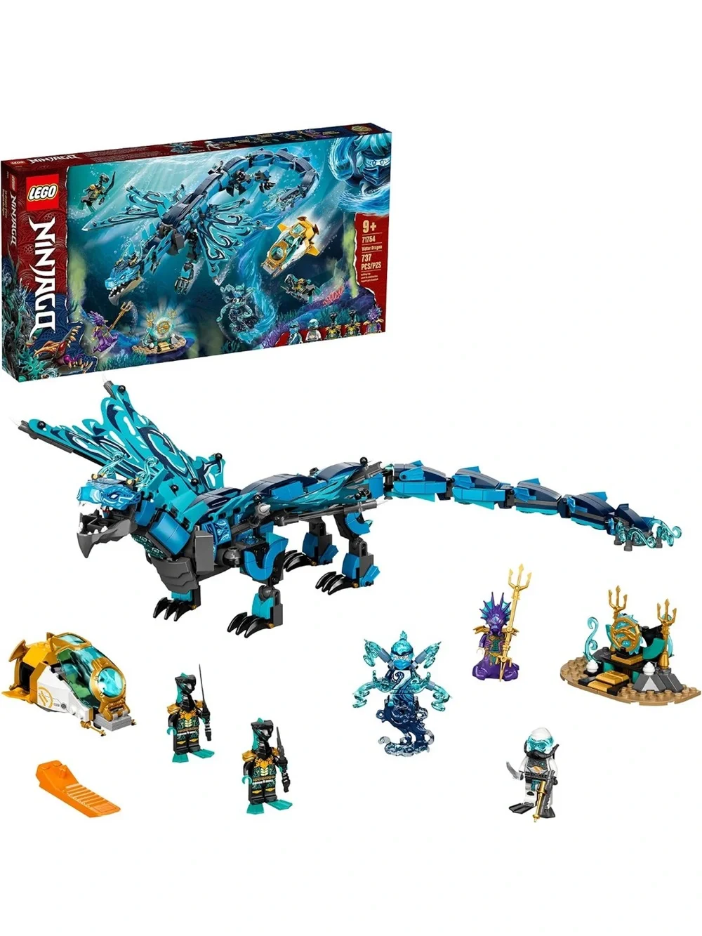 Lego Ninjago Seabound Water Dragon Set #71754
